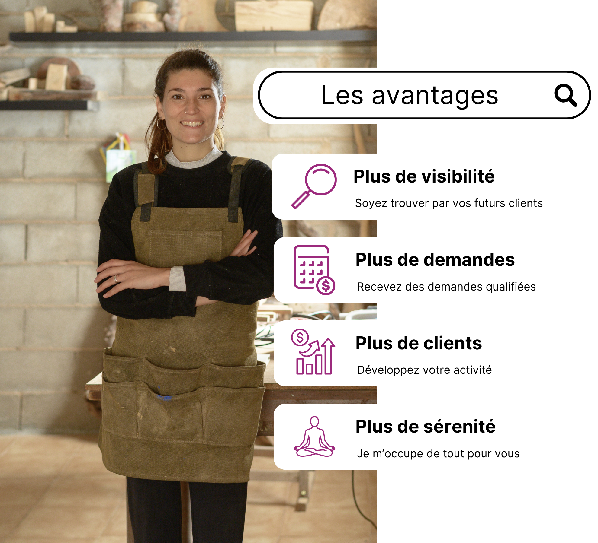 visbilité pour artisans a la reunion