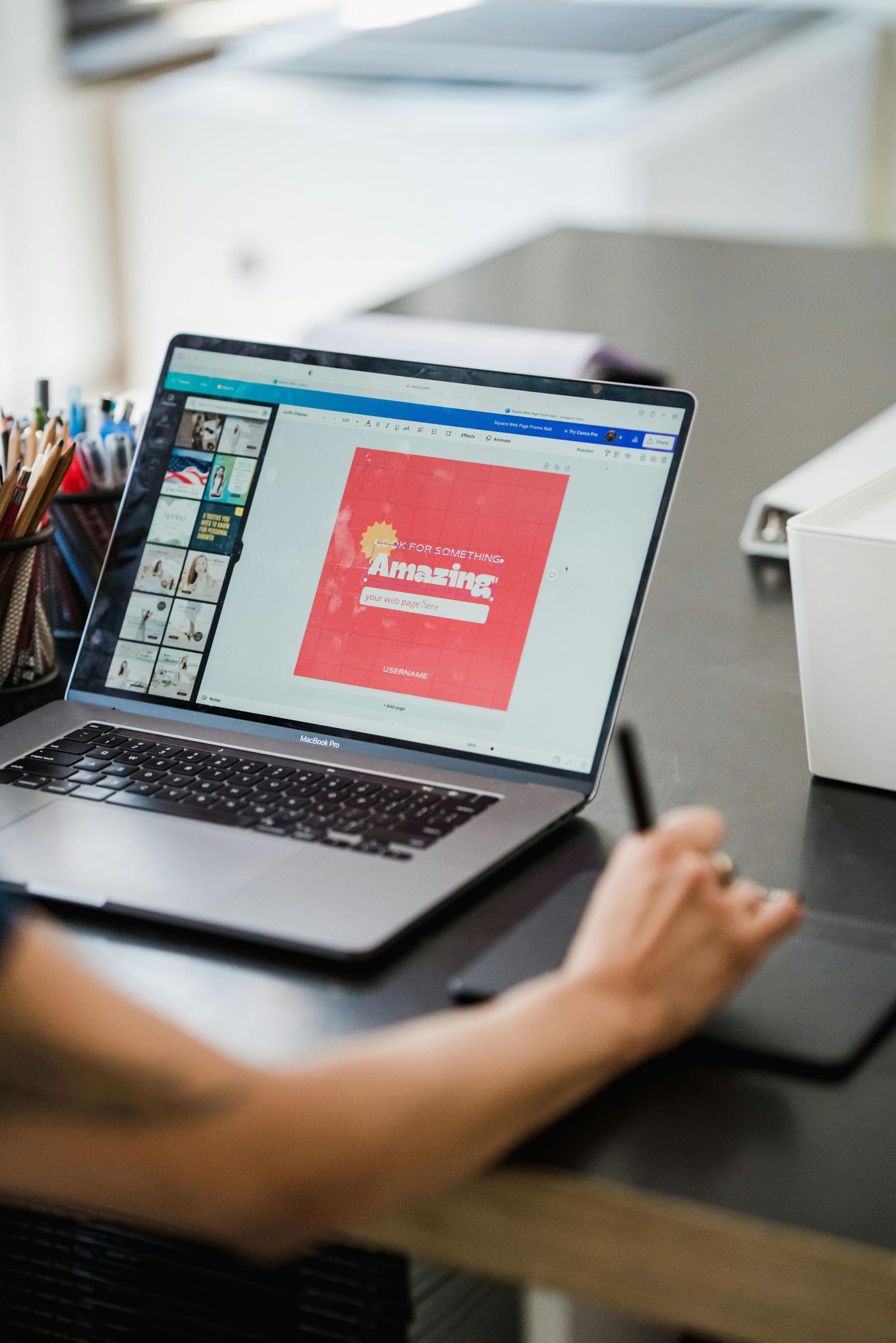 Design graphique — Canva et visuels